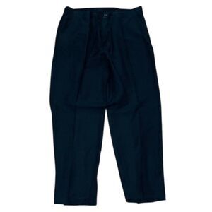 Cubavera Black Linen Blend Core Drawstring Pants Mens Size Large Comfort Casual